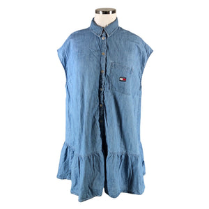 Naisten Tommy Jeans (Tommy Hilfiger) - Farkkumekko, koko 48 - Sininen (1)