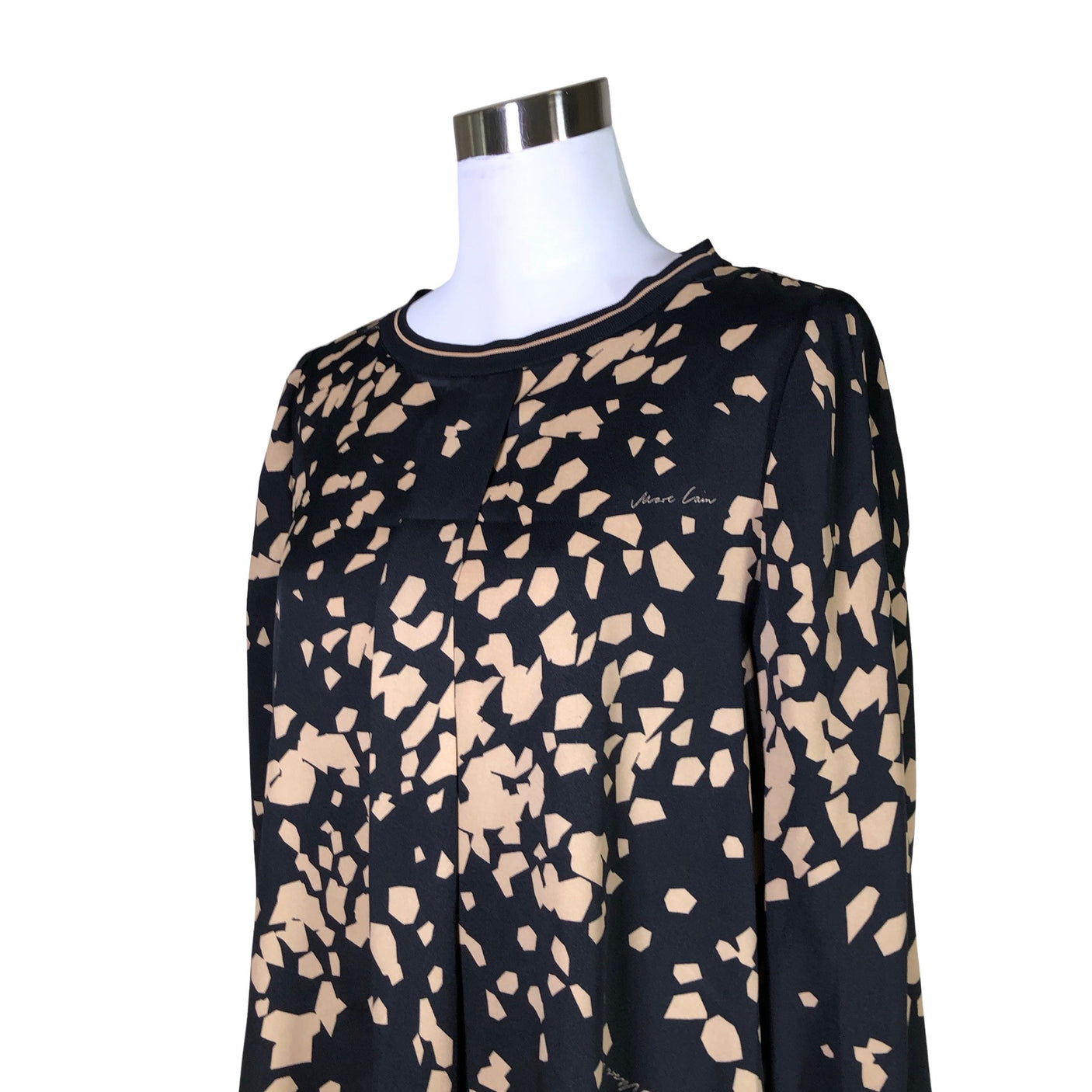 Naisten Marc Cain - Sifonkimekko, koko 38 - Musta (3)