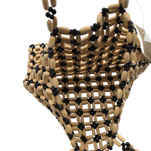 Naisten Handmade - Käsilaukku, koko Midi - Beige (2)