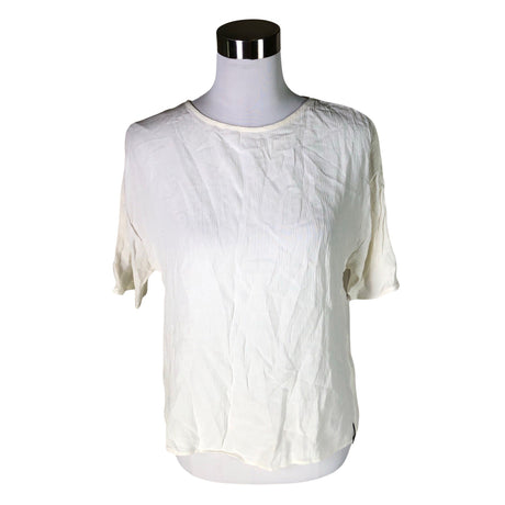 Naisten Superdry - Lyhythihainen pusero, koko 38 - Luonnonvalkoinen ()