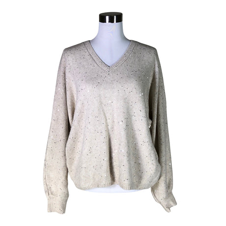 Naisten Kaffe - Neulepaita, koko 38 - Beige ()
