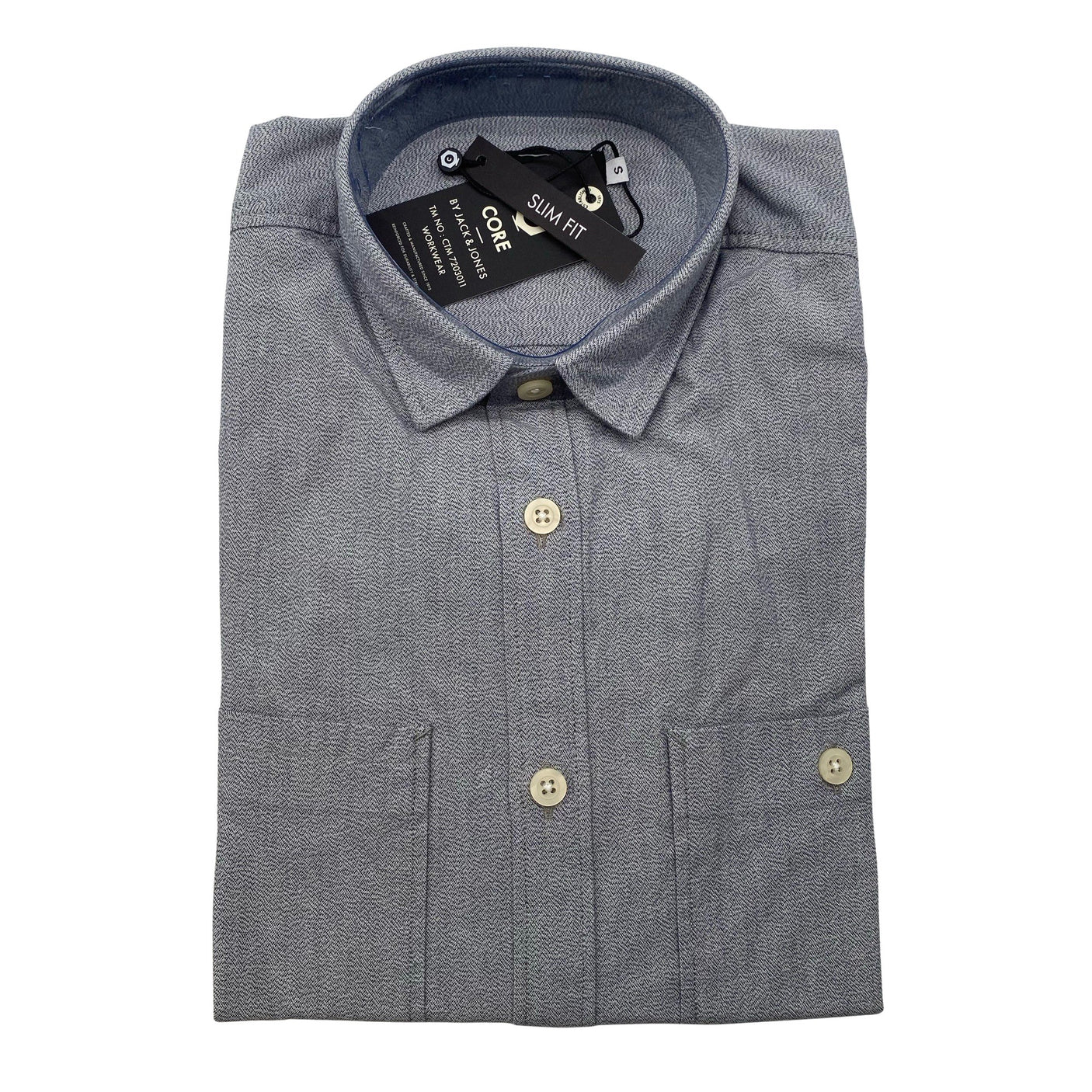 Miesten Jack & Jones - Kauluspaita, koko S - Harmaa (1)