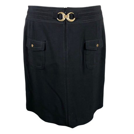 Naisten Gerard Darel - Suora hame, koko 44 - Musta ()