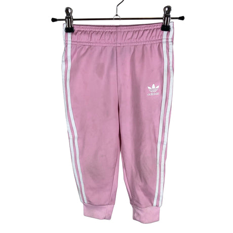 Tyttöjen Adidas - Verryttelyhousut, koko 92 - 98 - Vaaleanpunainen ()