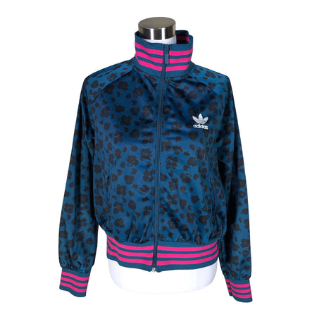Naisten Adidas - Verryttelytakki, koko 40 - Sininen ()
