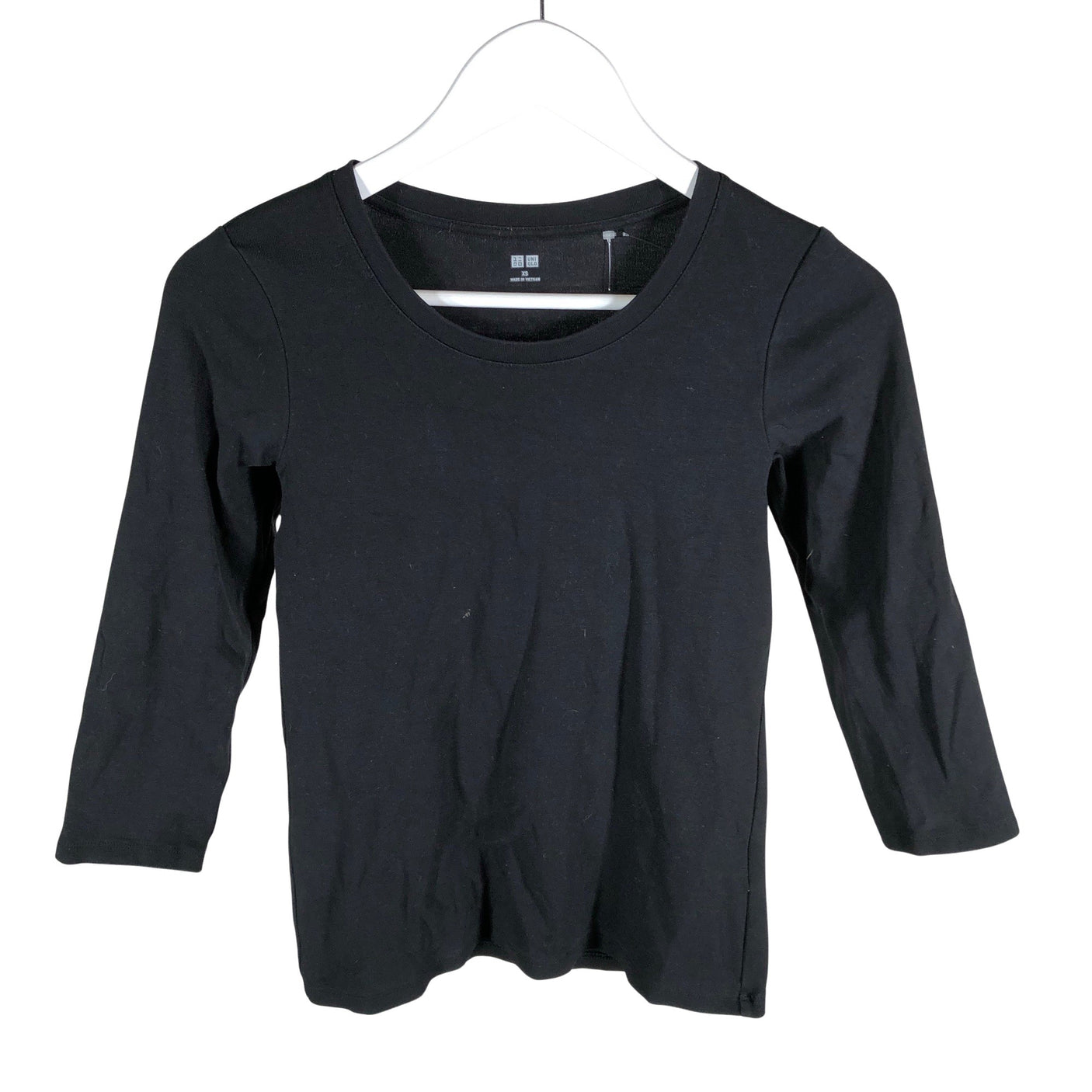 Naisten Uniqlo - Trikoopaita, koko 34 - Musta (1)