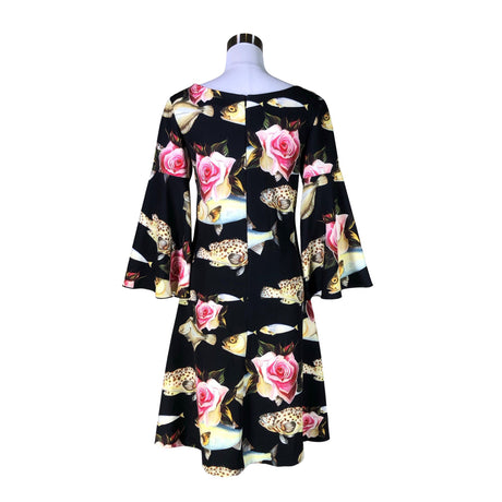 Naisten A'dress - Sifonkimekko, koko 34 - Musta (2)