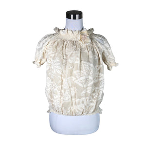 Naisten Minna - Lyhythihainen pusero, koko 38 - Beige (1)