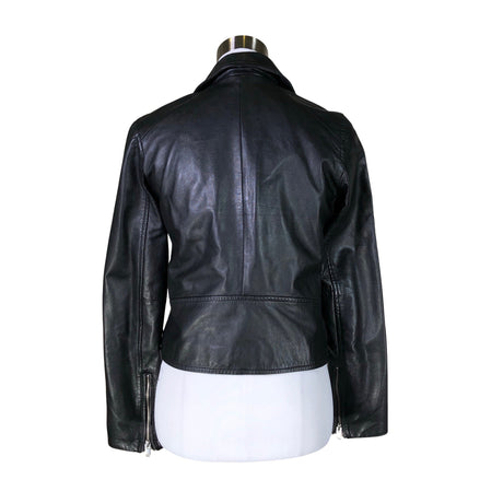 Unisex Selected - Nahkatakki, koko 36 -  (2)