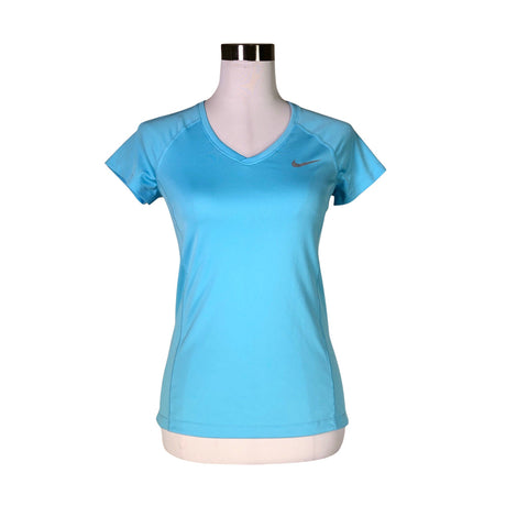 Naisten Nike - Urheilupaita, lyhyet hihat, koko 34 - Turkoosi ()