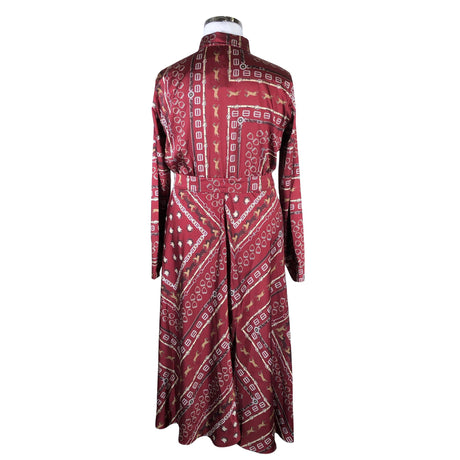 Naisten Emme Marella - Sifonkimekko, koko 42 - Viininpunainen (2)