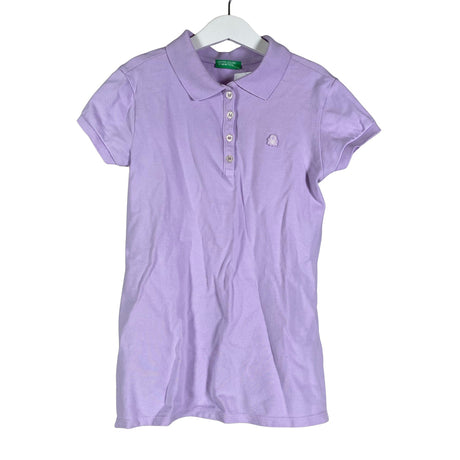 Tyttöjen Benetton - Pikeepaita, koko 146 - 152 - Violetti ()