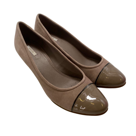 Naisten Geox - Kiilakorkokengät, koko 41 - Beige (2)