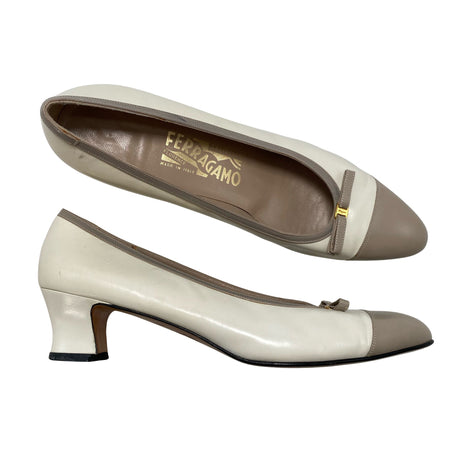 Naisten Salvatore Ferragamo - Korkokengät, koko 40 - Beige ()