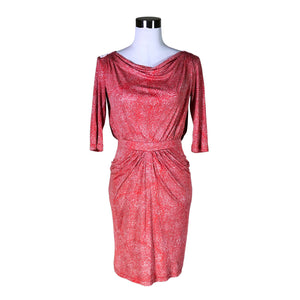 Naisten Saloni - Trikoomekko, koko 34 - Punainen (1)