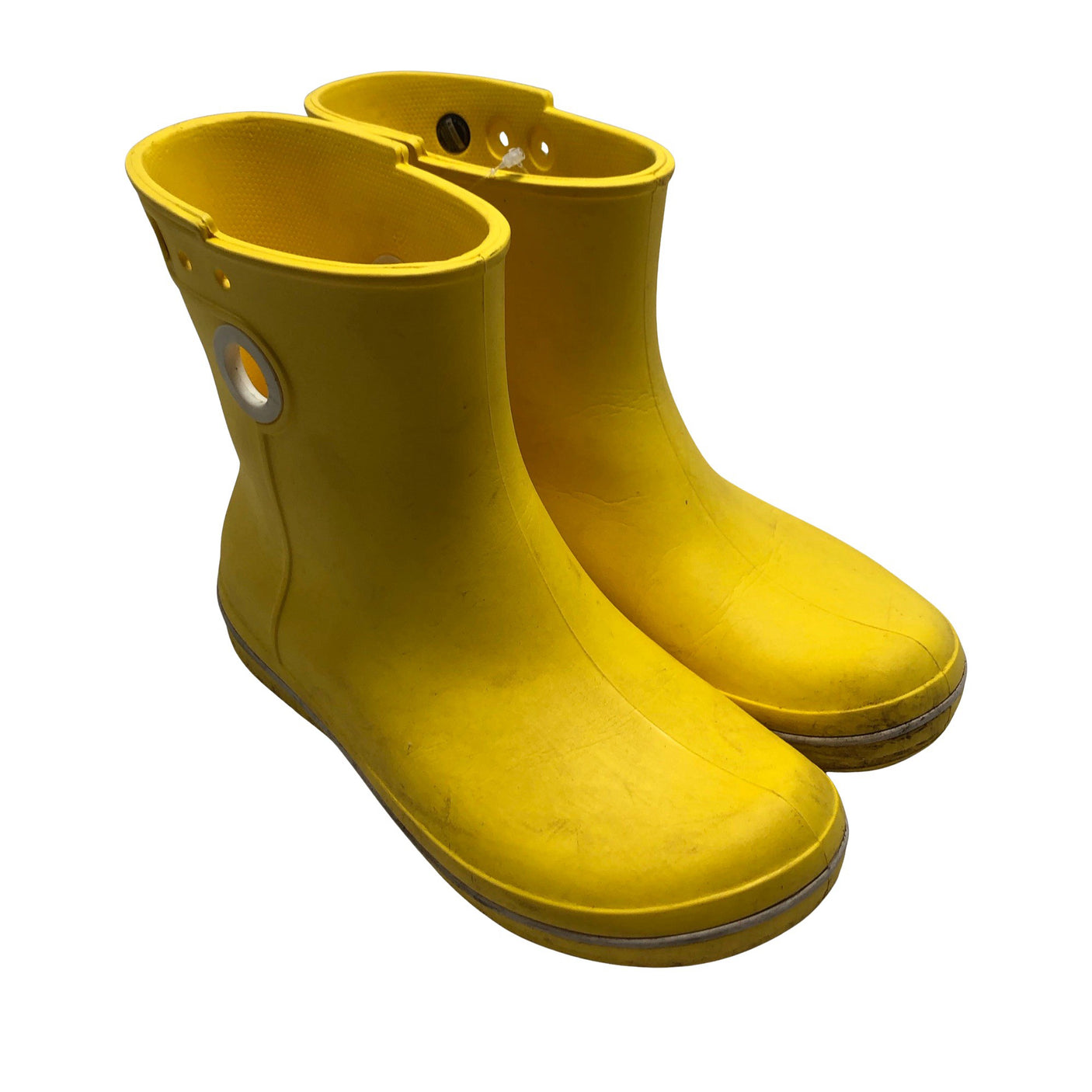 Naisten Crocs - Kumisaappaat, koko 39 - Keltainen (2)