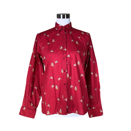 Naisten Oxford Blue - Kauluspaita, koko 38 - Punainen ()