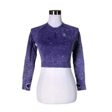 Naisten M-Nutrition - Urheilupaita, pitkät hihat, koko 36 - Violetti ()