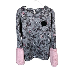 Tyttöjen Tuc Tuc - Neulepaita, koko 146 - 152 - Harmaa (1)