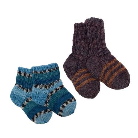 Unisex Handmade - Villasukat, koko 21 - Sininen ()