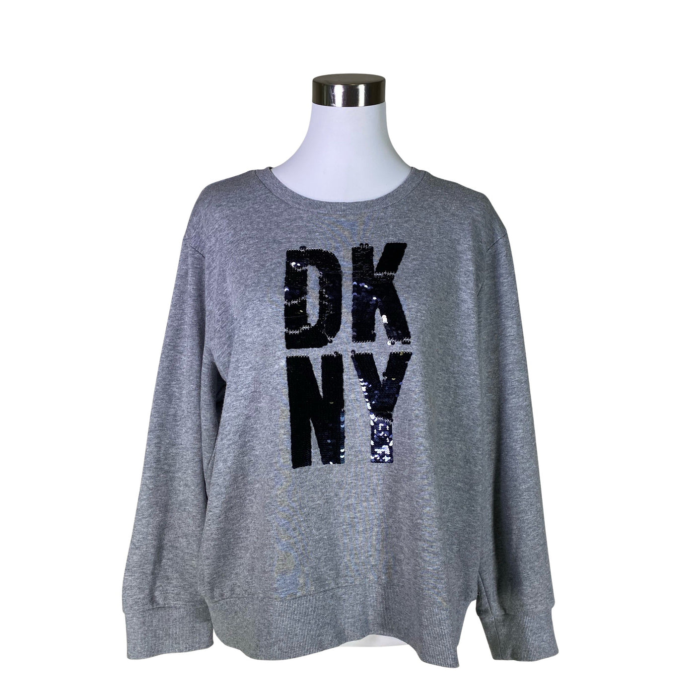 Naisten DKNY - Collegepaita, koko 40 - Harmaa (1)