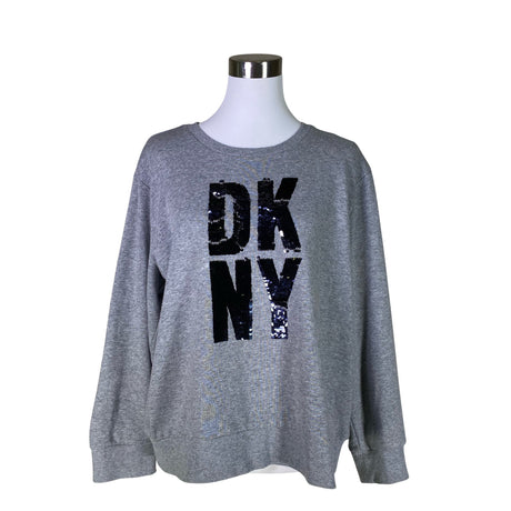 Naisten DKNY - Collegepaita, koko 40 - Harmaa ()