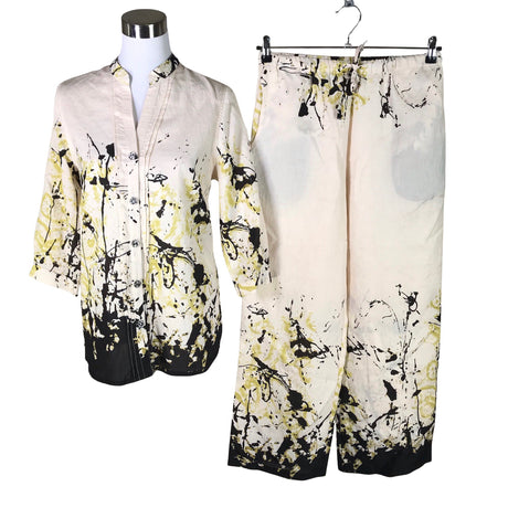 Naisten Seeq - Kangashousut, koko 38 - Beige ()