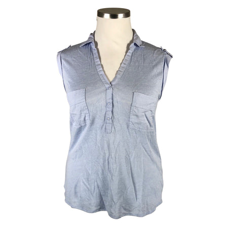Naisten Massimo Dutti - Trikootoppi, koko 42 - Vaaleansininen ()