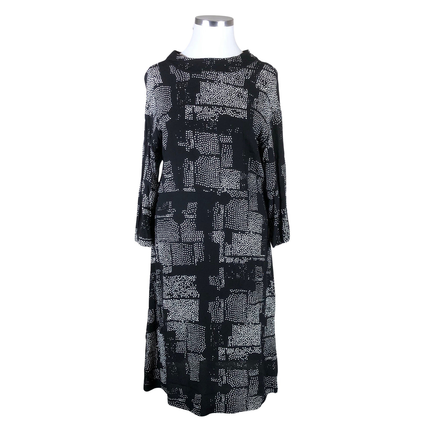 Naisten Marimekko - Sifonkimekko, koko 42 - Musta (1)