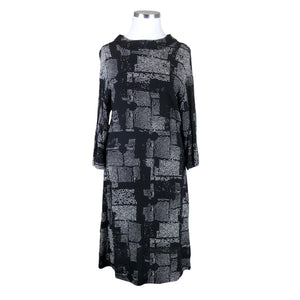 Naisten Marimekko - Sifonkimekko, koko 42 - Musta (1)