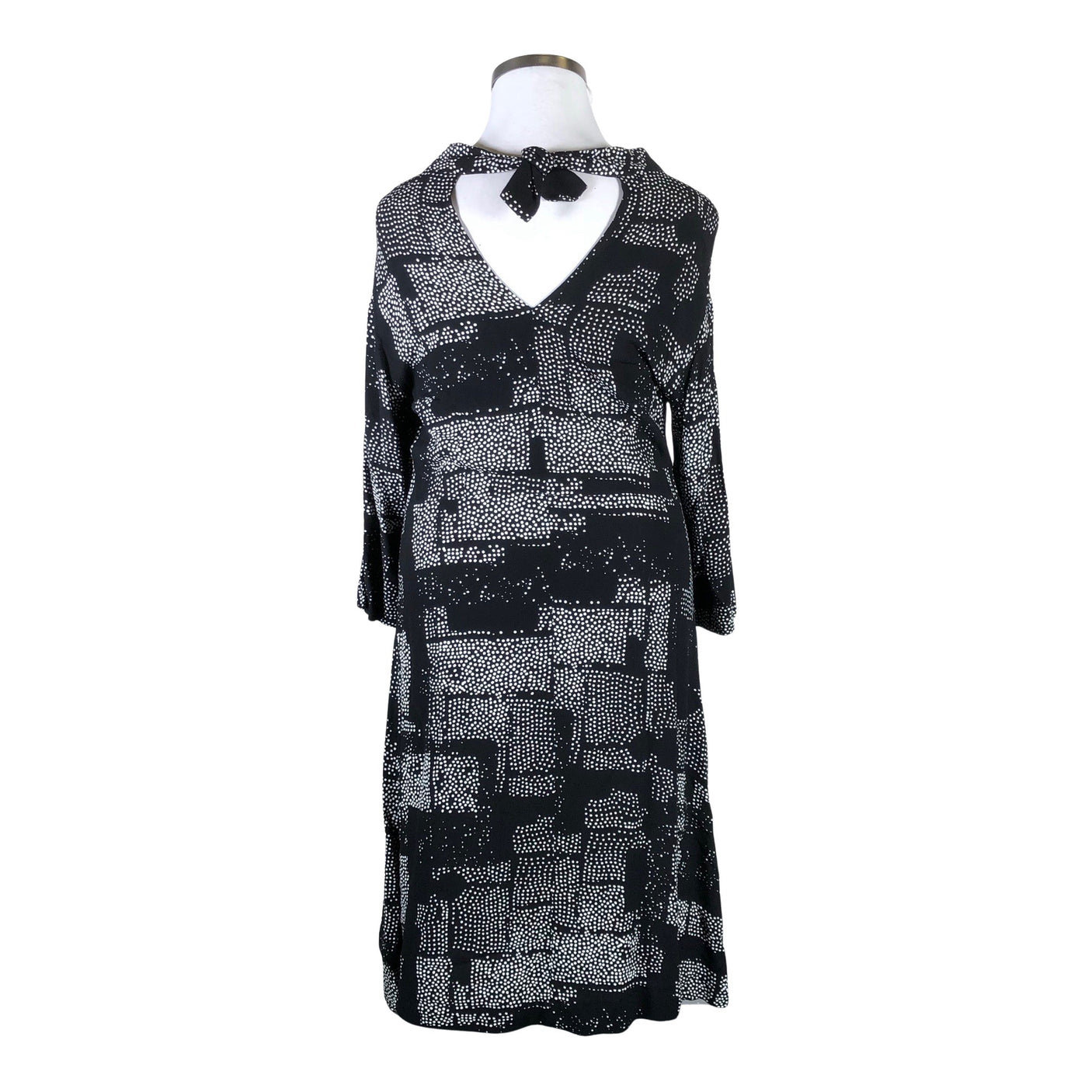 Naisten Marimekko - Sifonkimekko, koko 42 - Musta (2)
