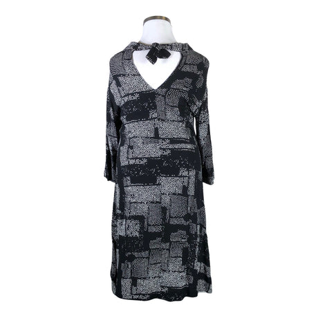 Naisten Marimekko - Sifonkimekko, koko 42 - Musta (2)