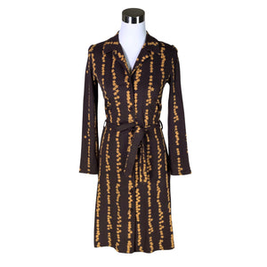 Naisten Nanso - Trikoomekko, koko 36 - Ruskea (1)