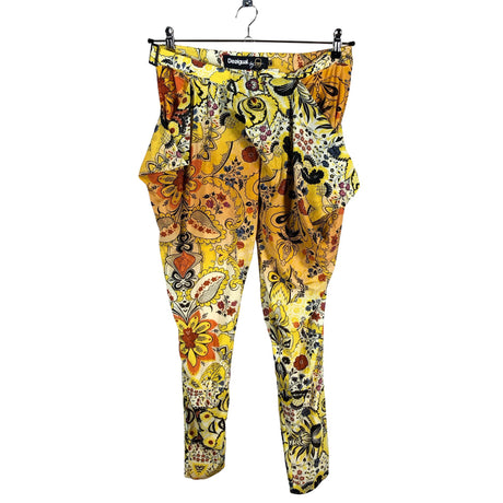 Naisten Desigual - Kangashousut, koko W28 - Keltainen ()