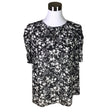 Naisten J.Crew - Lyhythihainen pusero, koko 38 - Musta ()