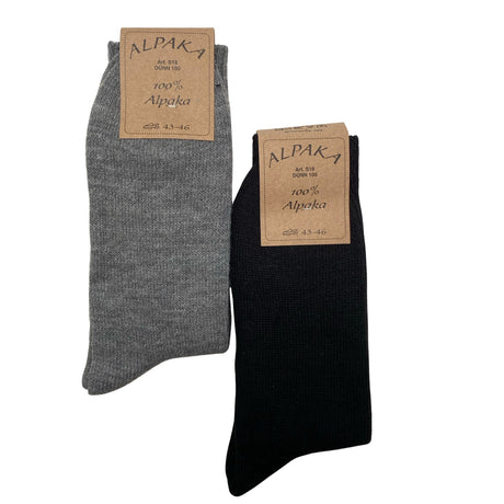 Unisex Alpaka - Villasukat, koko 43 - Musta (2)