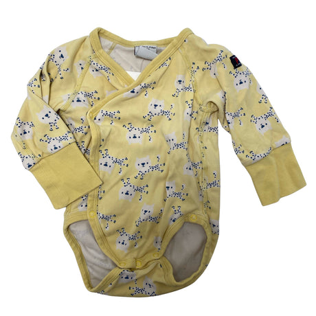 Unisex Polarn O. Pyret - Body, koko 56 - 62 - Keltainen ()