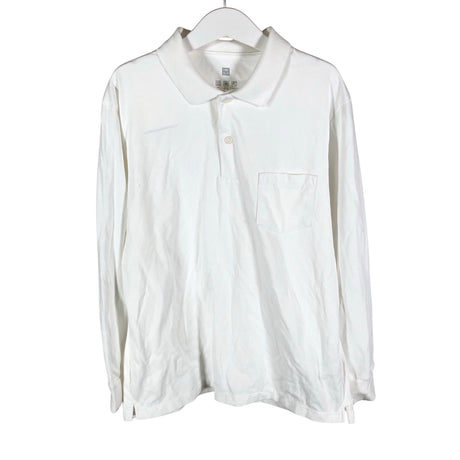 Unisex Uniqlo - Pikeepaita, koko 146 - 152 - Valkoinen ()