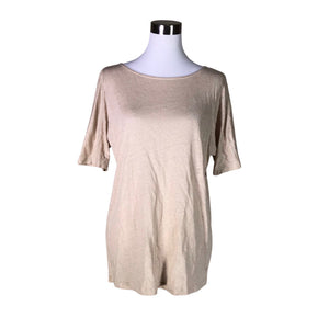 Naisten Marimekko - Lyhythihainen pusero, koko 38 - Beige (1)