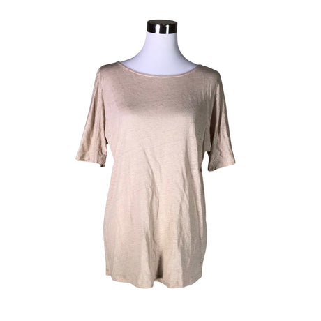Naisten Marimekko - Lyhythihainen pusero, koko 38 - Beige ()