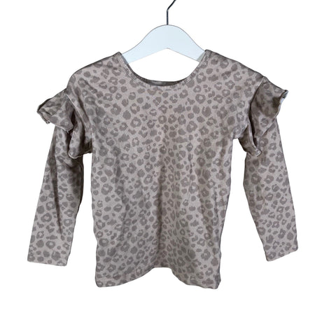 Tyttöjen Gugguu - Trikoopaita, koko 98 - 104 - Beige ()