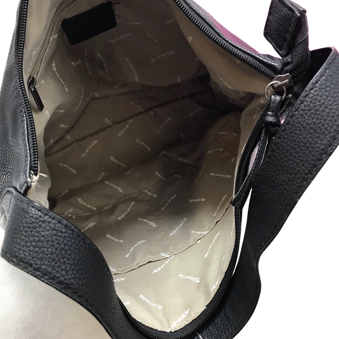 Naisten Tamaris - Käsilaukku, koko Midi - Musta (2)