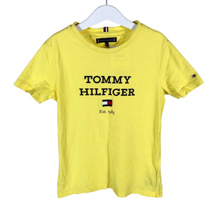 Unisex Tommy Hilfiger - T-paita, koko 134 - 140 - Keltainen (1)