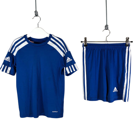 Unisex Adidas - Urheilupaita, lyhyet hihat, koko 134 - 140 - Sininen ()