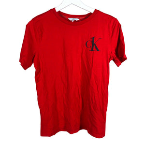 Tyttöjen Calvin Klein - T-paita, koko 152 - 158 - Punainen (1)