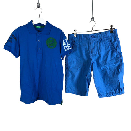 Poikien Benetton - T-paita, koko 140 - 146 - Sininen ()