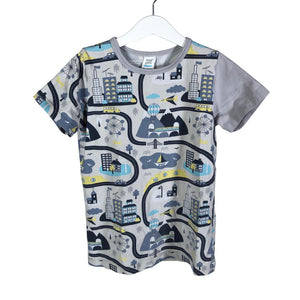 Unisex Breden - T-paita, koko 134 - 140 - Harmaa (1)