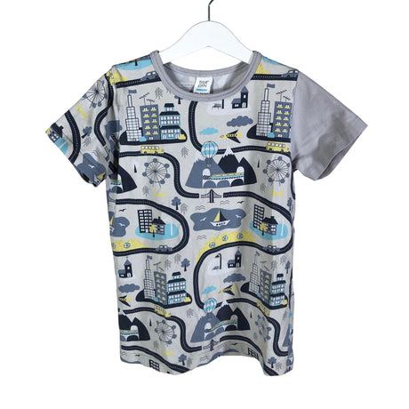 Unisex Breden - T-paita, koko 134 - 140 - Harmaa ()