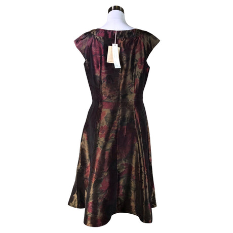 Naisten Laura Ashley - Juhlamekko, koko 40 - Ruskea (2)