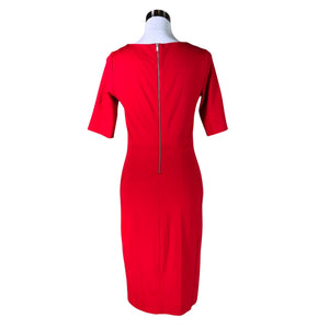 Naisten InWear - Trikoomekko, koko 36 - Punainen (2)